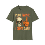 Apathetic Skeleton Doesn't Care T-Shirt