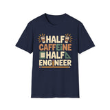 Half Coffee Half Engineer T-Shirt