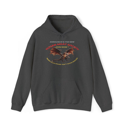 Announcing Human Meat Society Join Now Hoodie