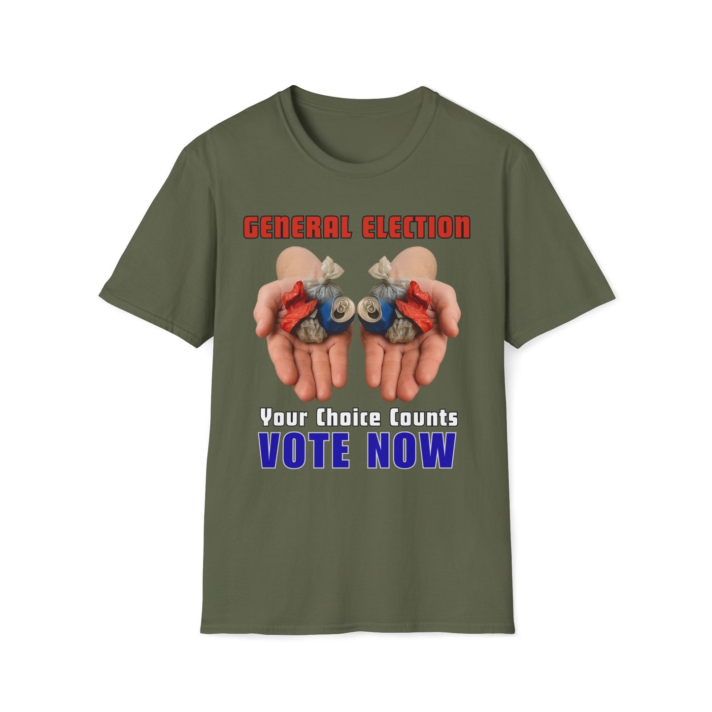 Your Choice Counts Vote Now T-Shirt
