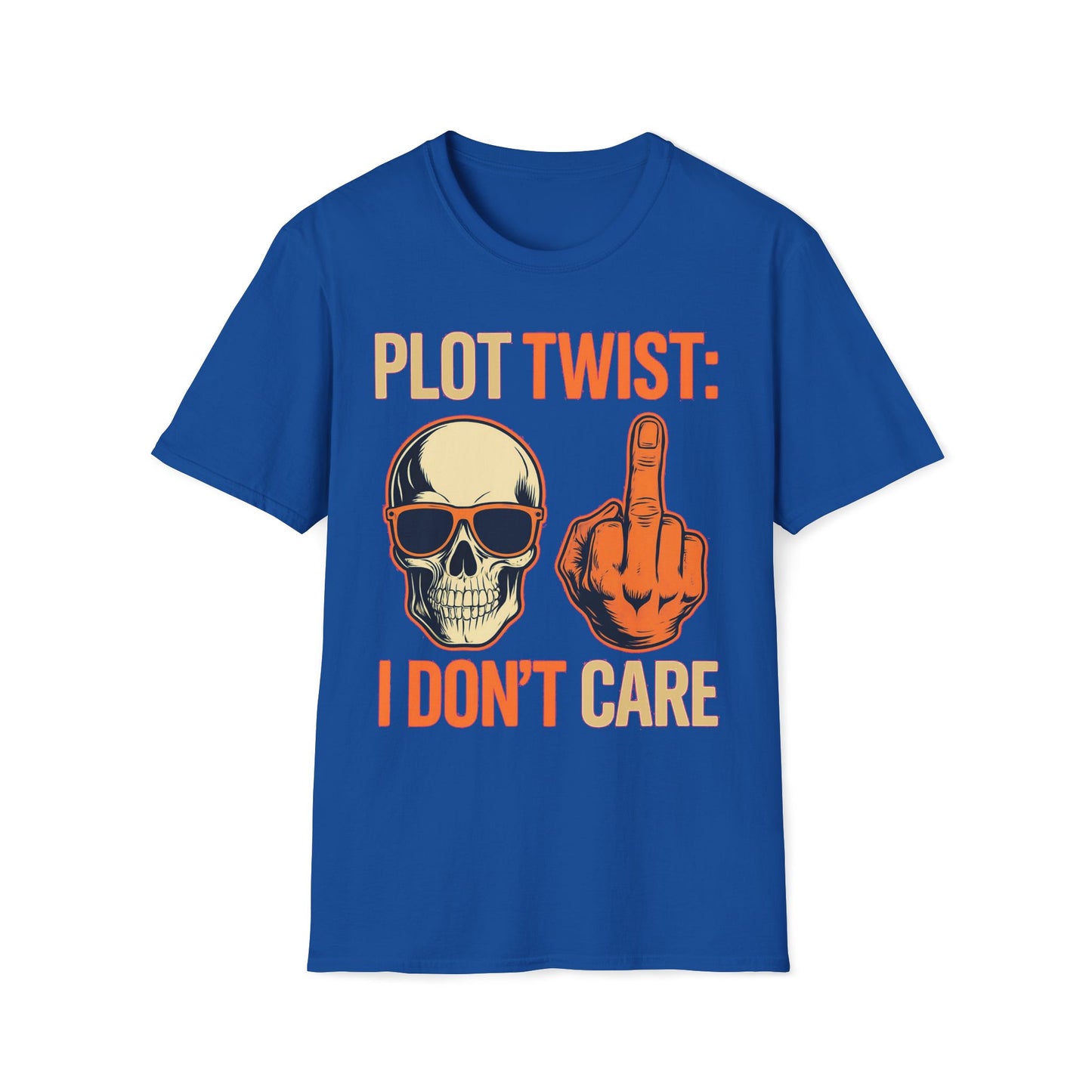 Apathetic Skeleton Doesn't Care T-Shirt
