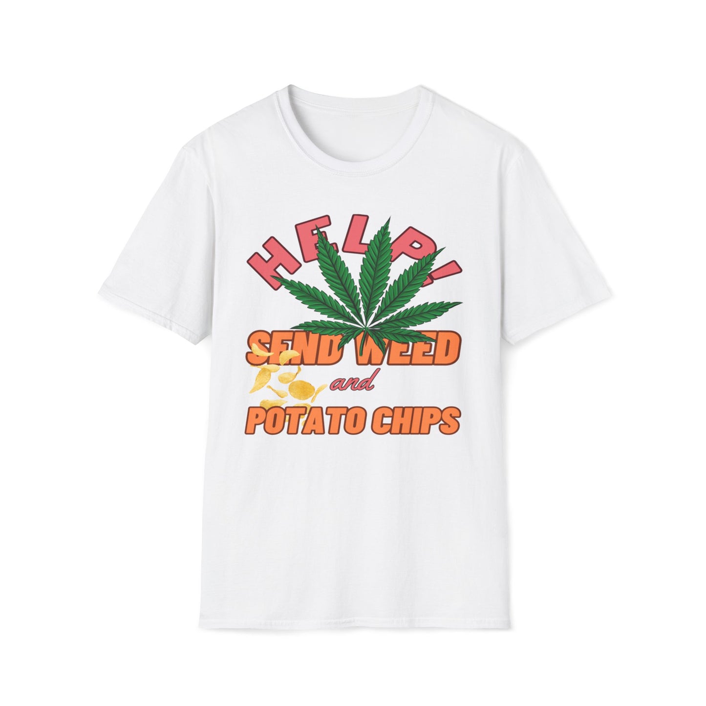 Help! Send Weed and Potato Chips T-Shirt