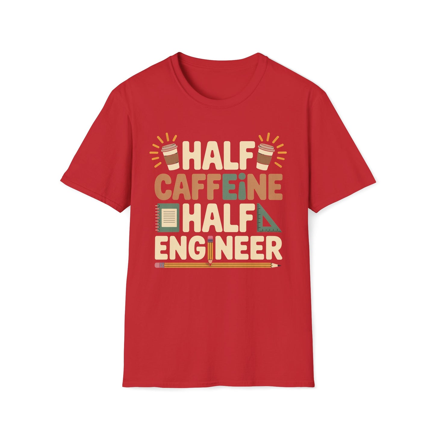 Half Coffee Half Engineer T-Shirt
