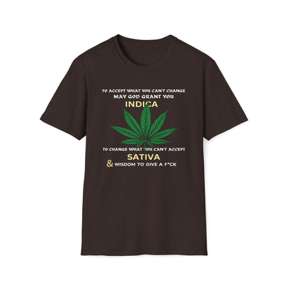 To Accept, Indica, To Change, Sativa T-Shirt