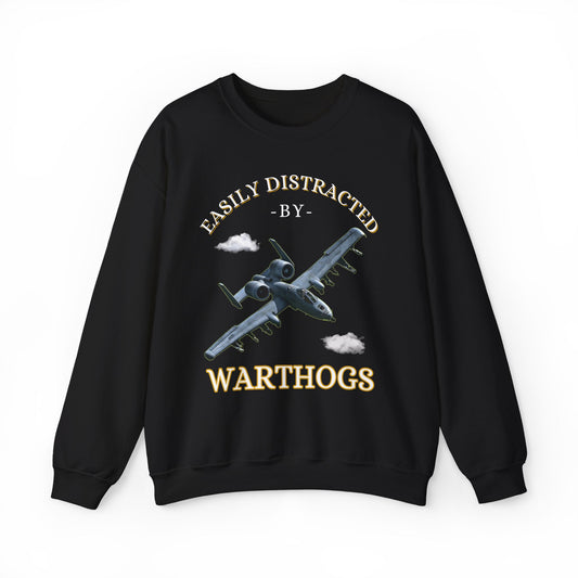 Easily Distracted By Warthogs Crewneck