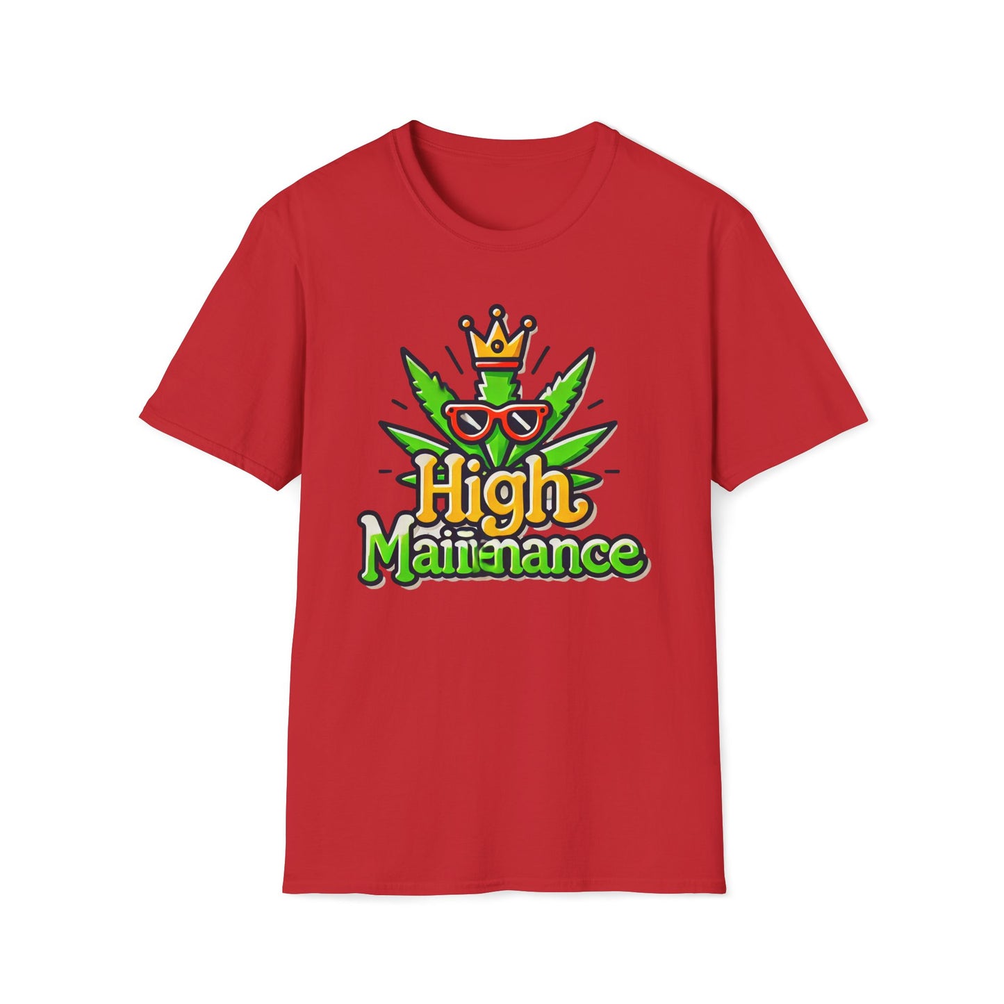 High Maintenance Green King Leaf T-Shirt