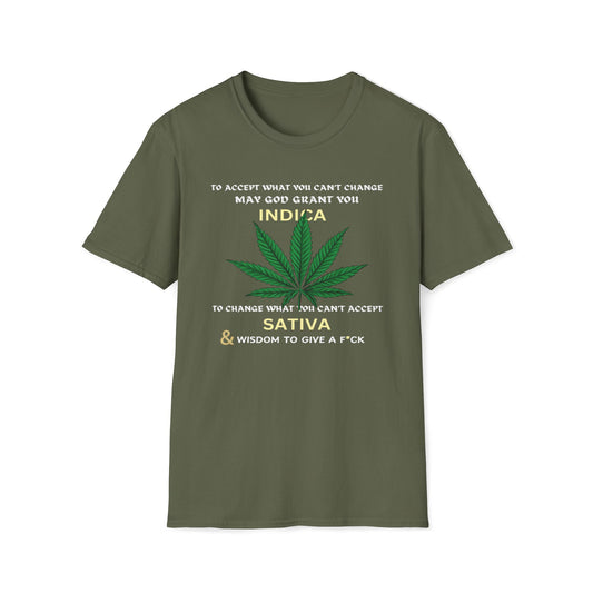 To Accept, Indica, To Change, Sativa T-Shirt