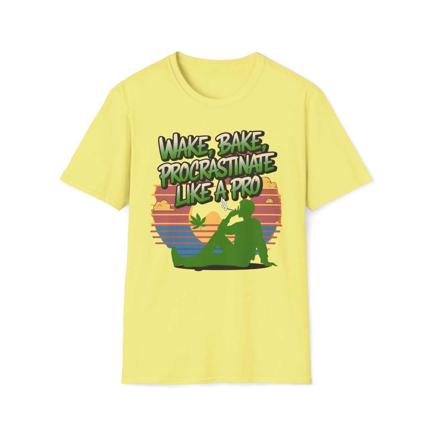Wake Bake Procrastinate Like A Pro T-Shirt