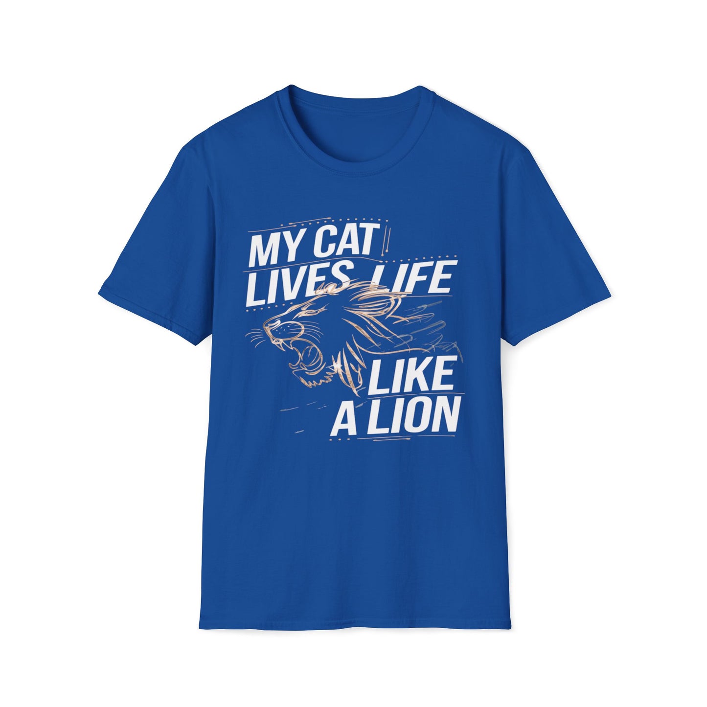 My Cat Lives Life Like A Lion T-Shirt
