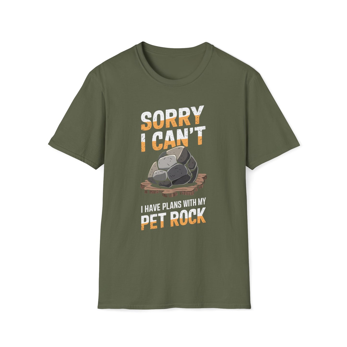 Sorry I Can't I Have Plans With My Pet Rock T-Shirt