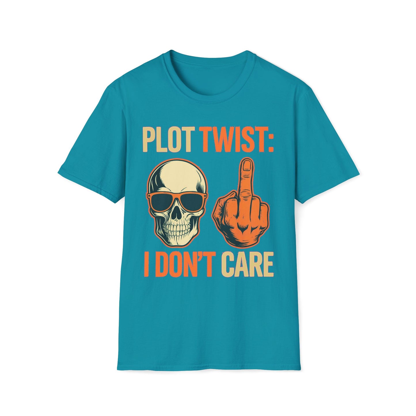 Apathetic Skeleton Doesn't Care T-Shirt