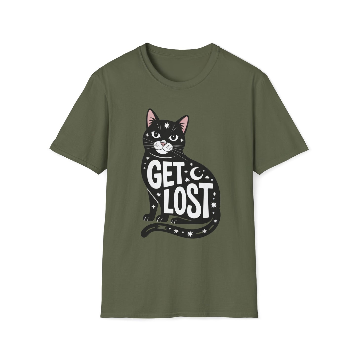 Cosmic Cat Get Lost T-Shirt