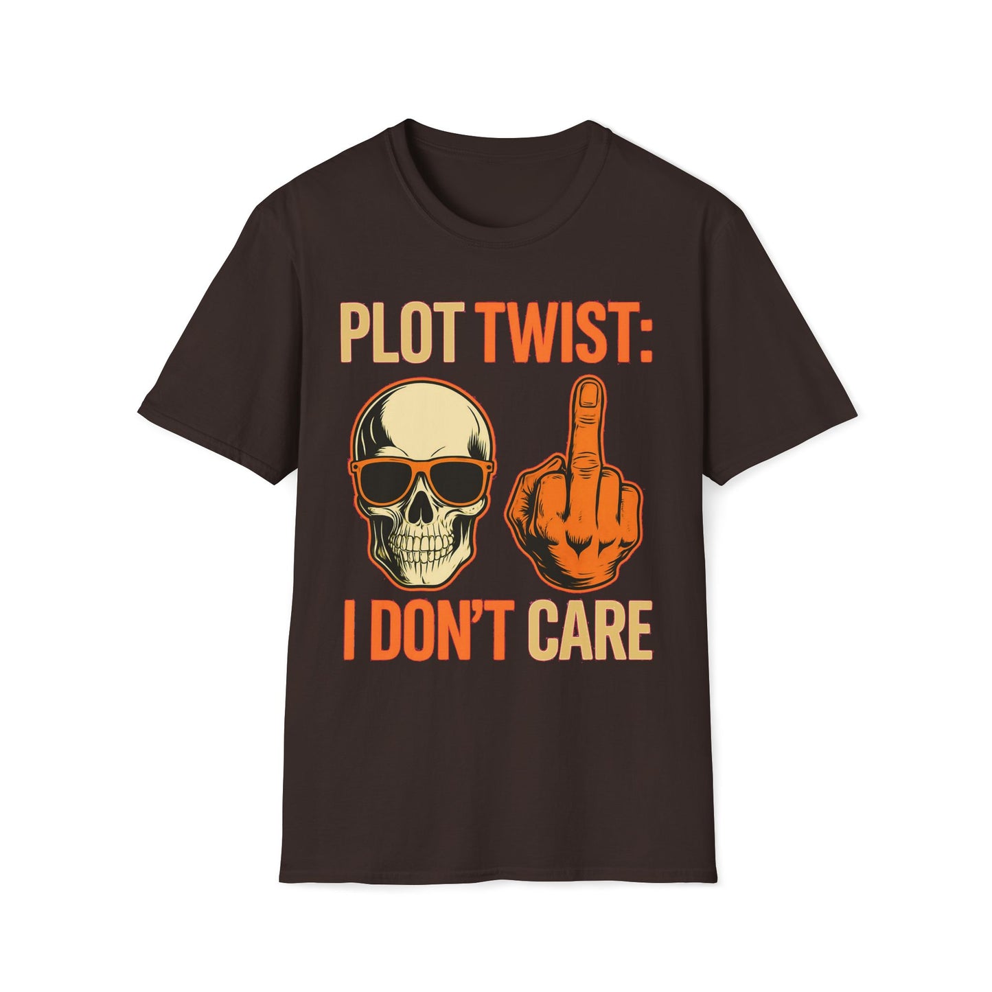 Apathetic Skeleton Doesn't Care T-Shirt