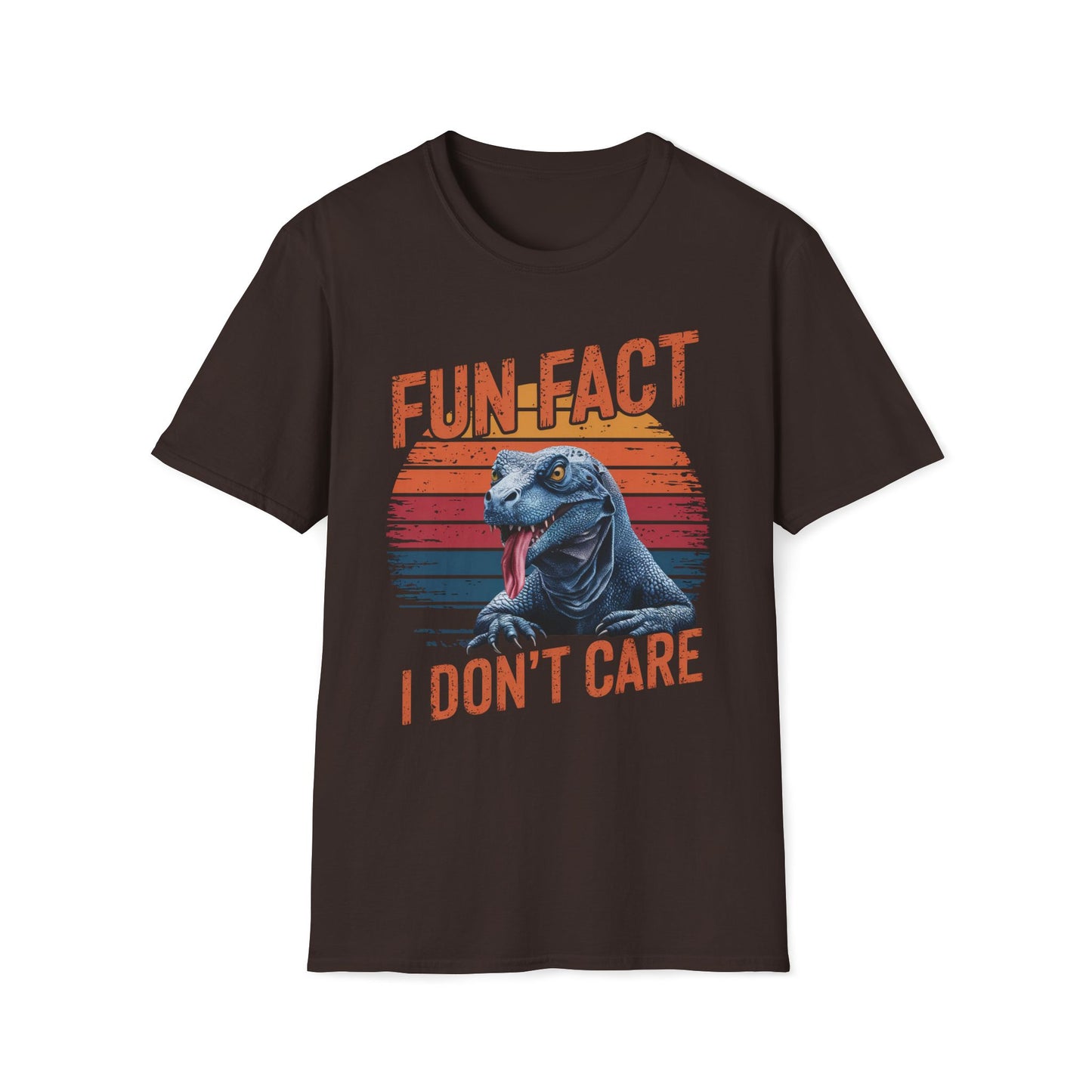 Fun Fact I Don't Care Tyrannosaurus Rex T-Shirt
