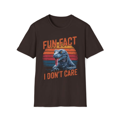 Fun Fact I Don't Care Tyrannosaurus Rex T-Shirt