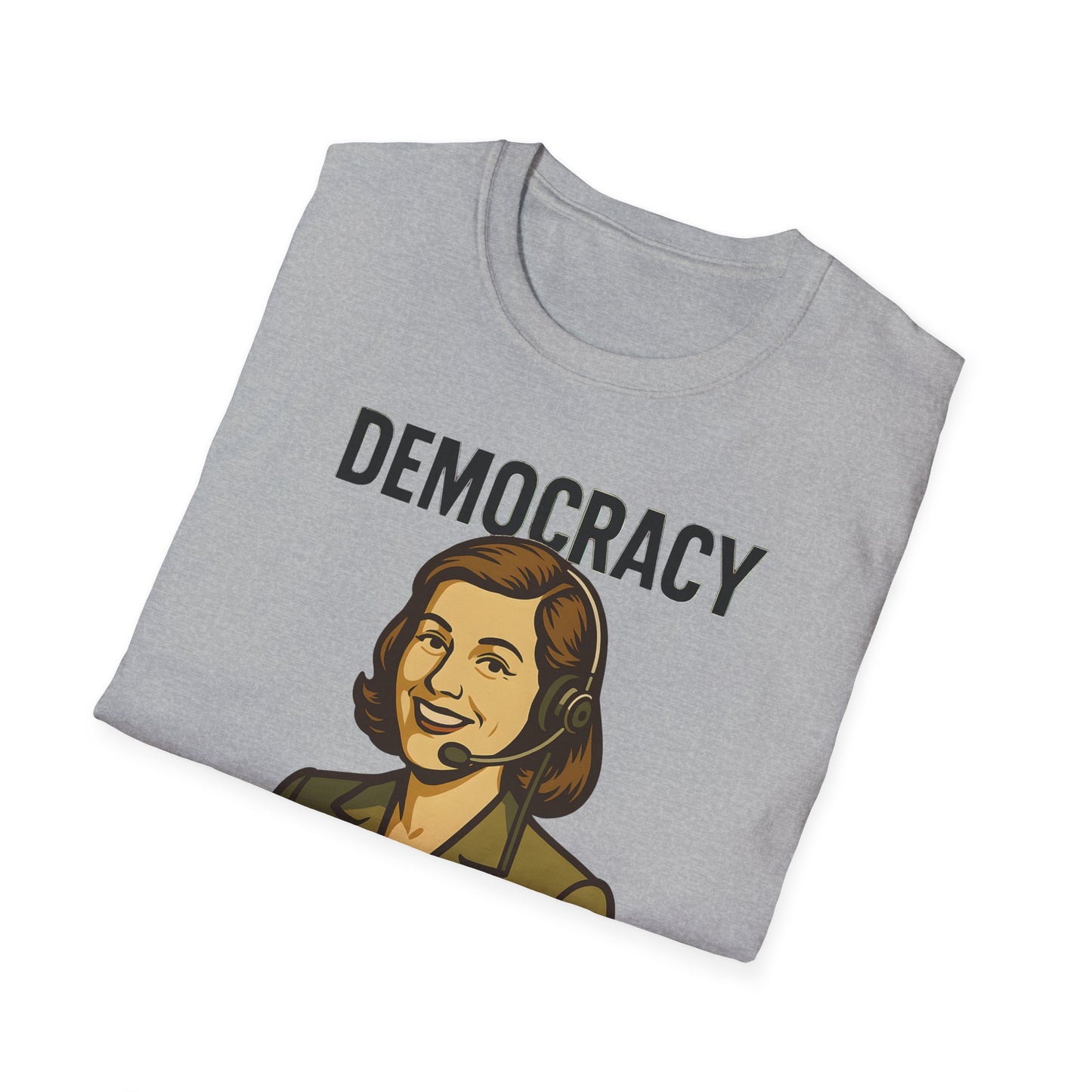 Democracy Please Hold T-Shirt