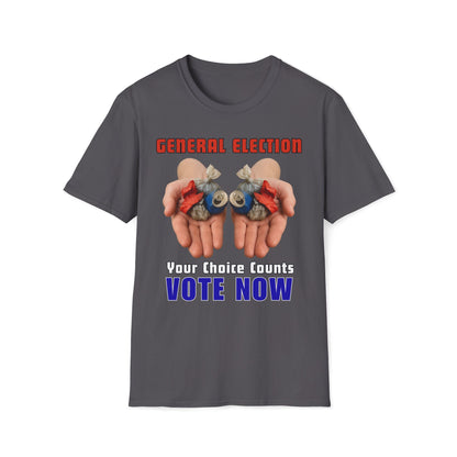 Your Choice Counts Vote Now T-Shirt