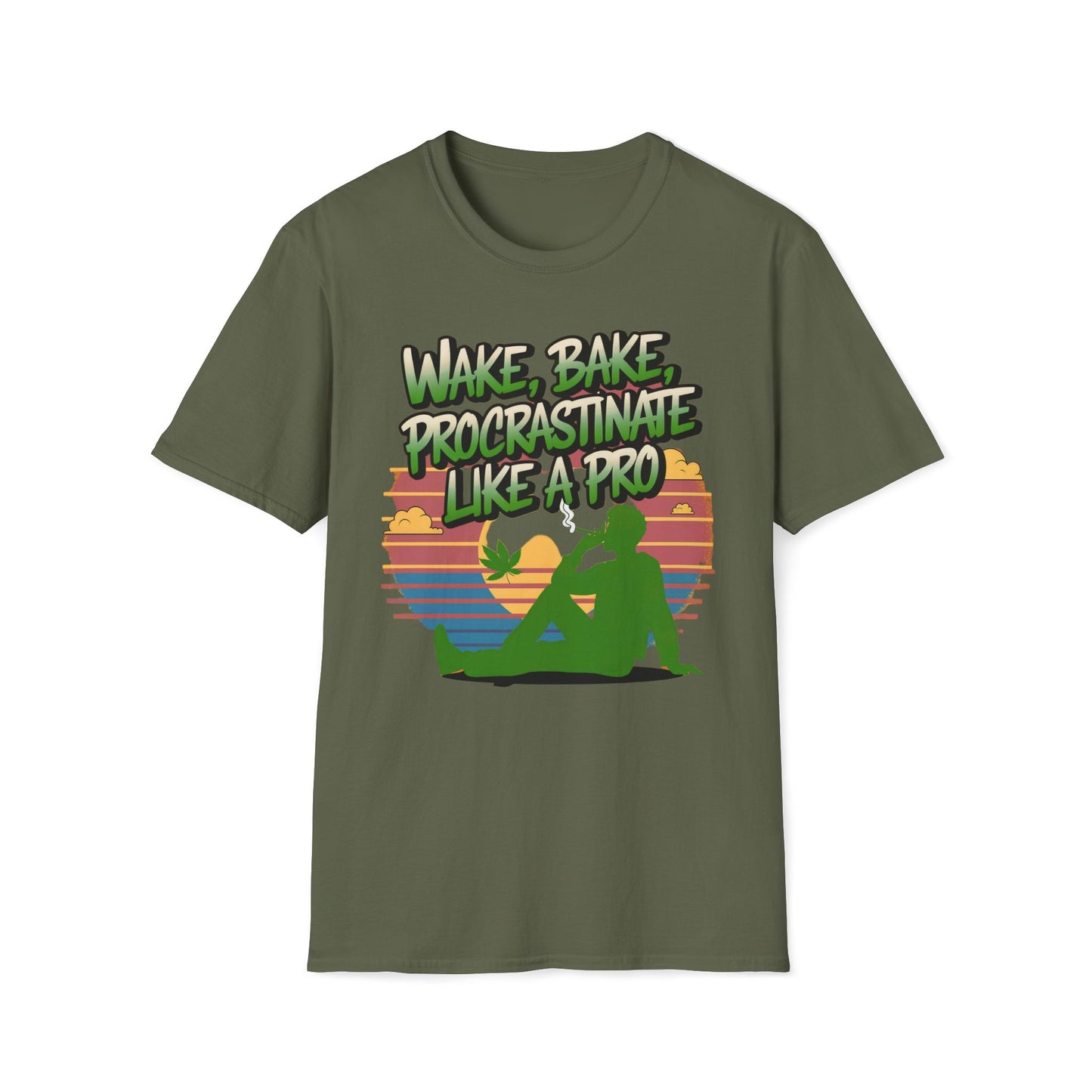 Wake Bake Procrastinate Like A Pro T-Shirt