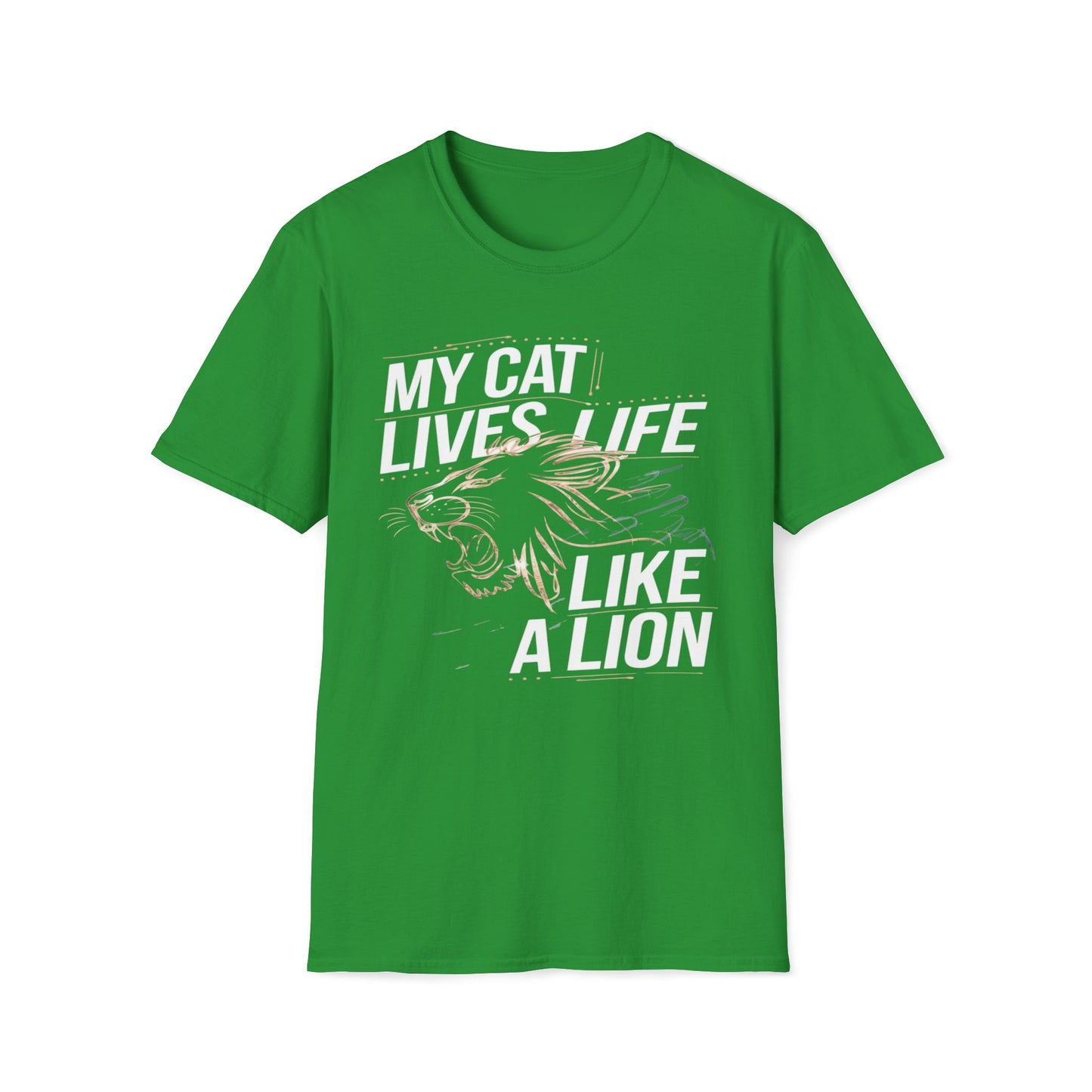 My Cat Lives Life Like A Lion T-Shirt