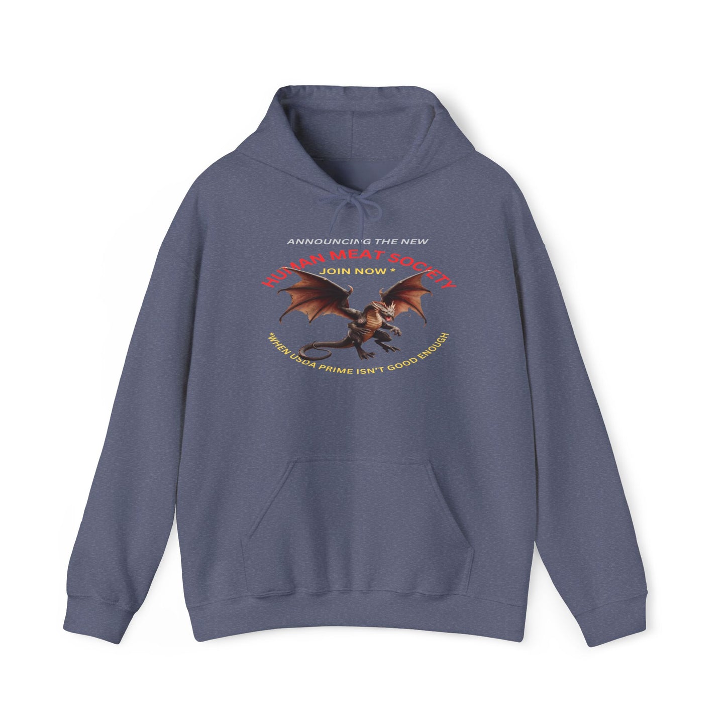 Announcing Human Meat Society Join Now Hoodie