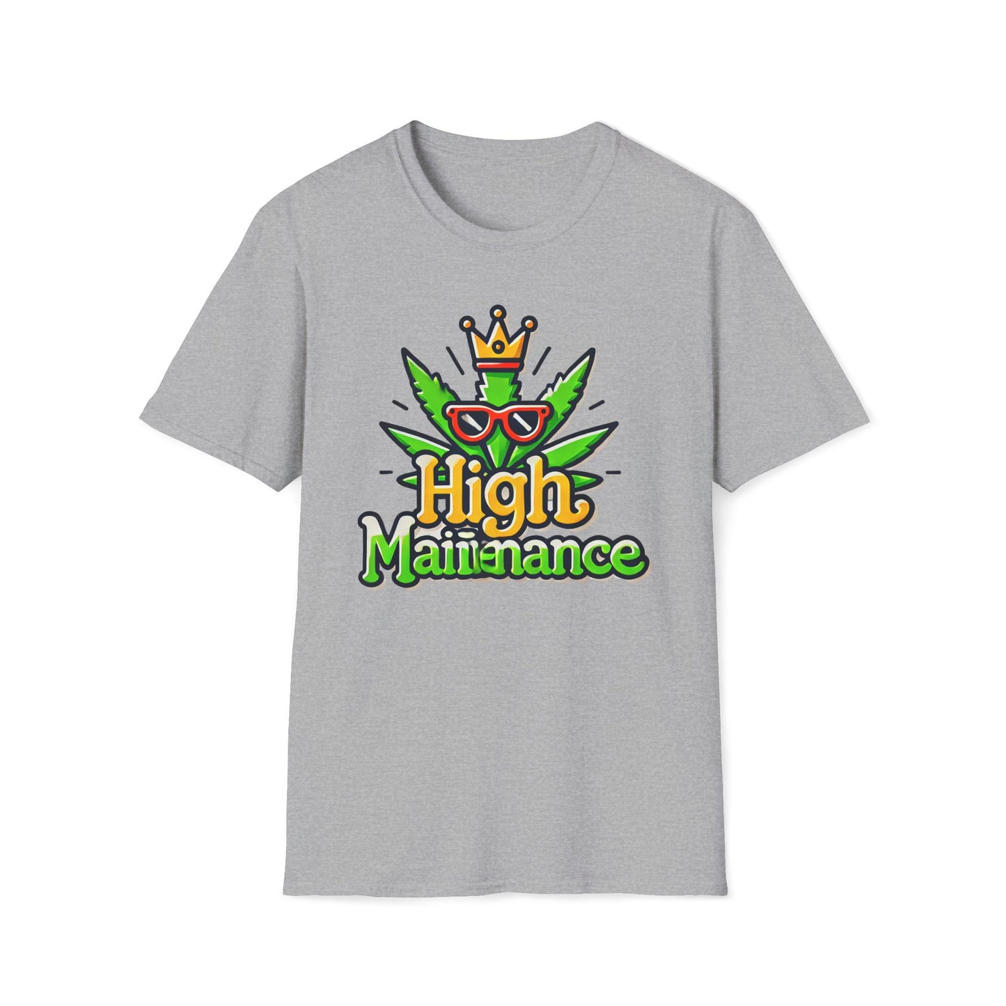 High Maintenance Green King Leaf T-Shirt