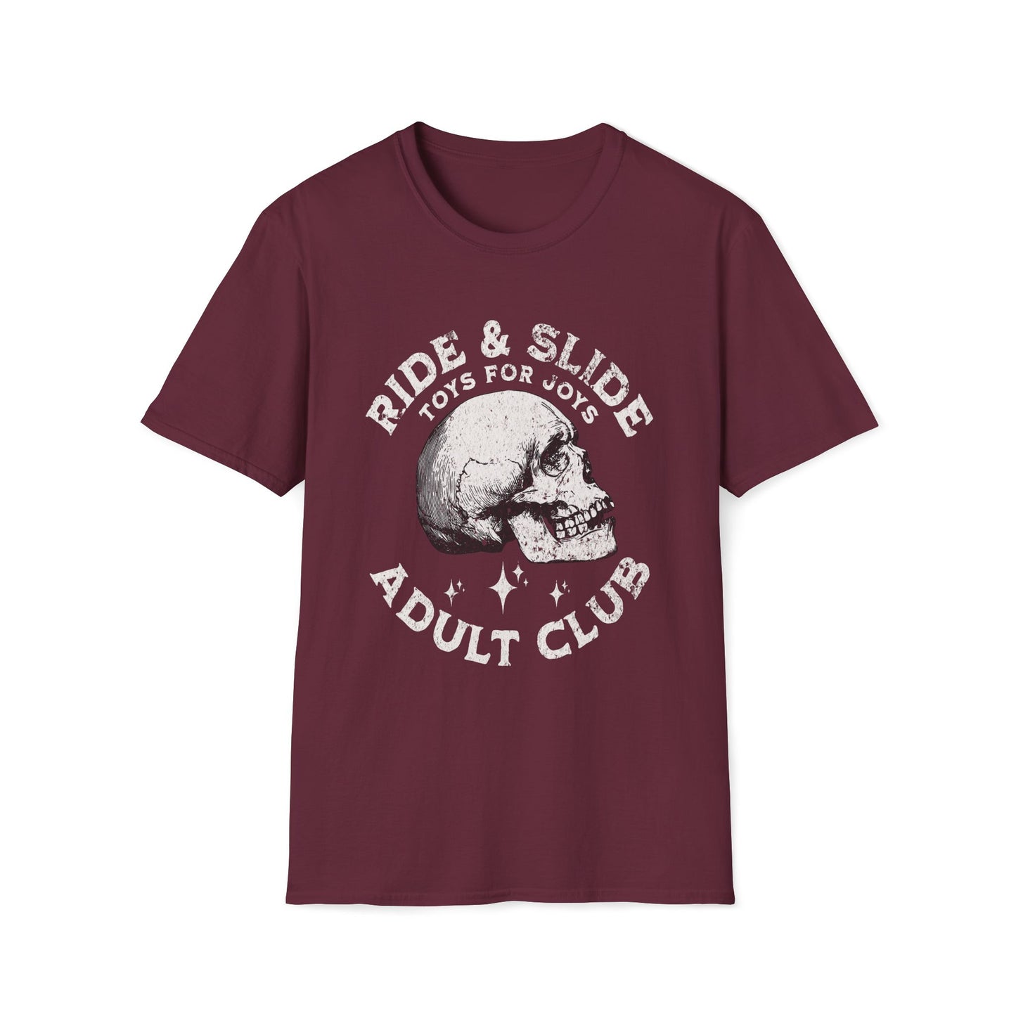 Ride & Slide Toys For Joys Adult Club T-Shirt