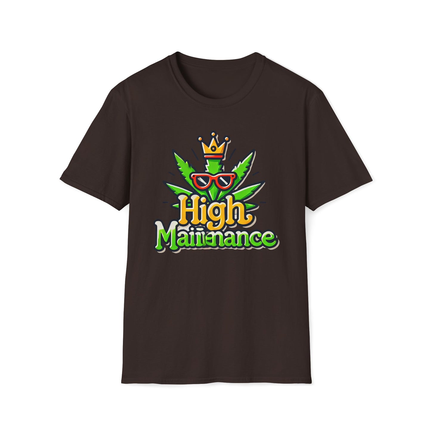High Maintenance Green King Leaf T-Shirt