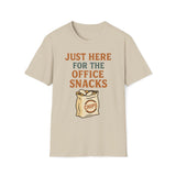 Just Here For The Office Snacks T-Shirt