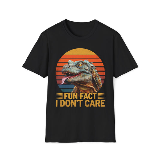 Fun Fact I Don't Care T Rex T-Shirt