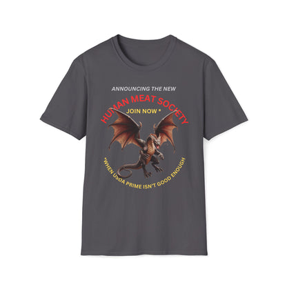 Announcing Human Meat Society Join Now T-Shirt