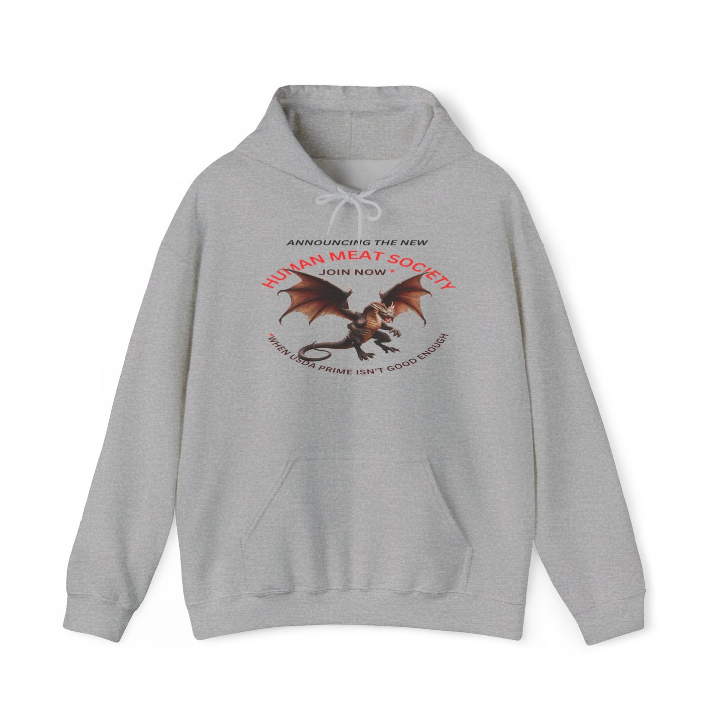 Announcing Human Meat Society Join Now Hoodie