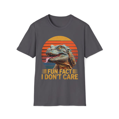 Fun Fact I Don't Care T Rex T-Shirt