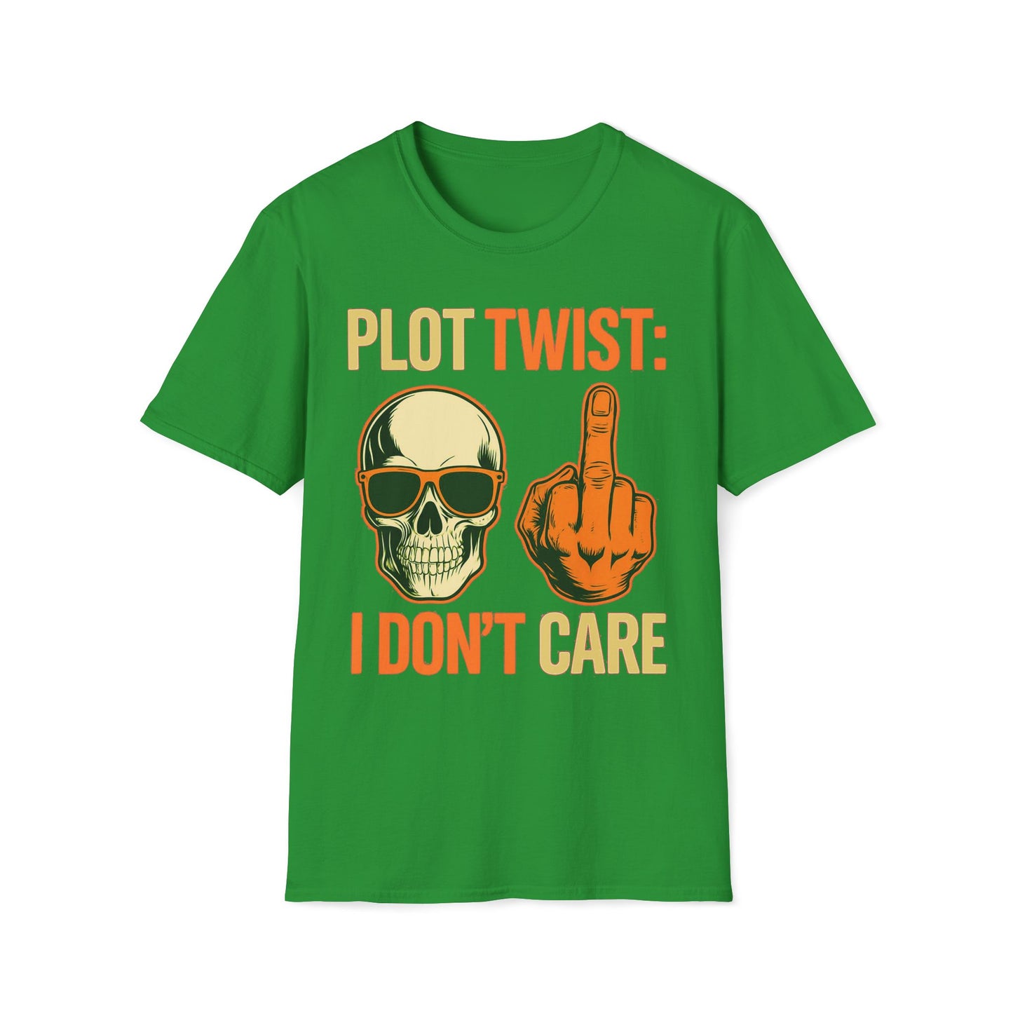 Apathetic Skeleton Doesn't Care T-Shirt