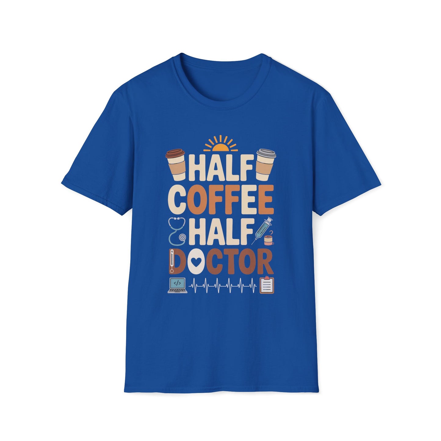 Half Coffee Half Doctor T-Shirt