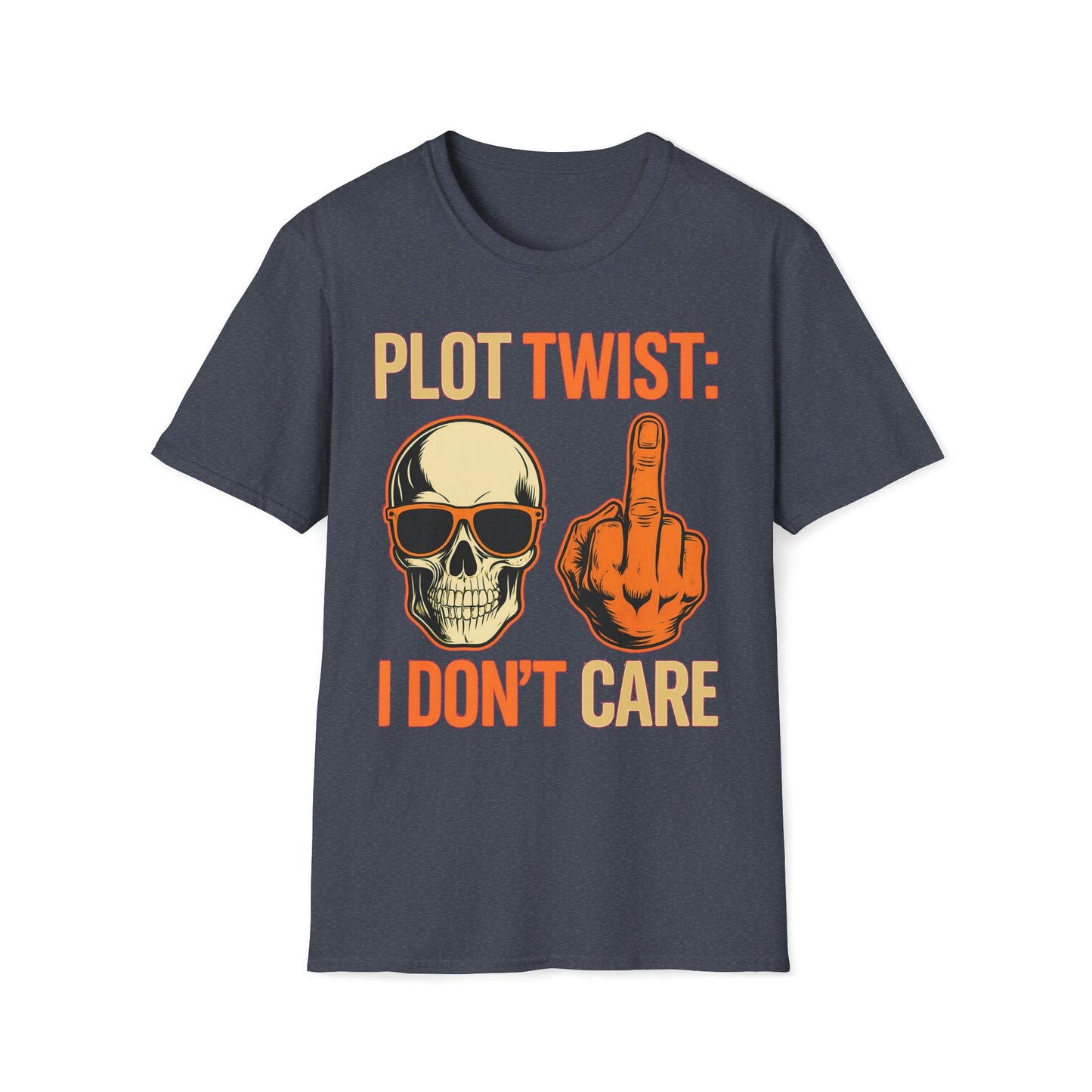 Apathetic Skeleton Doesn't Care T-Shirt