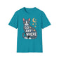 Cosmic Cat Go Anywhere Cat T-Shirt