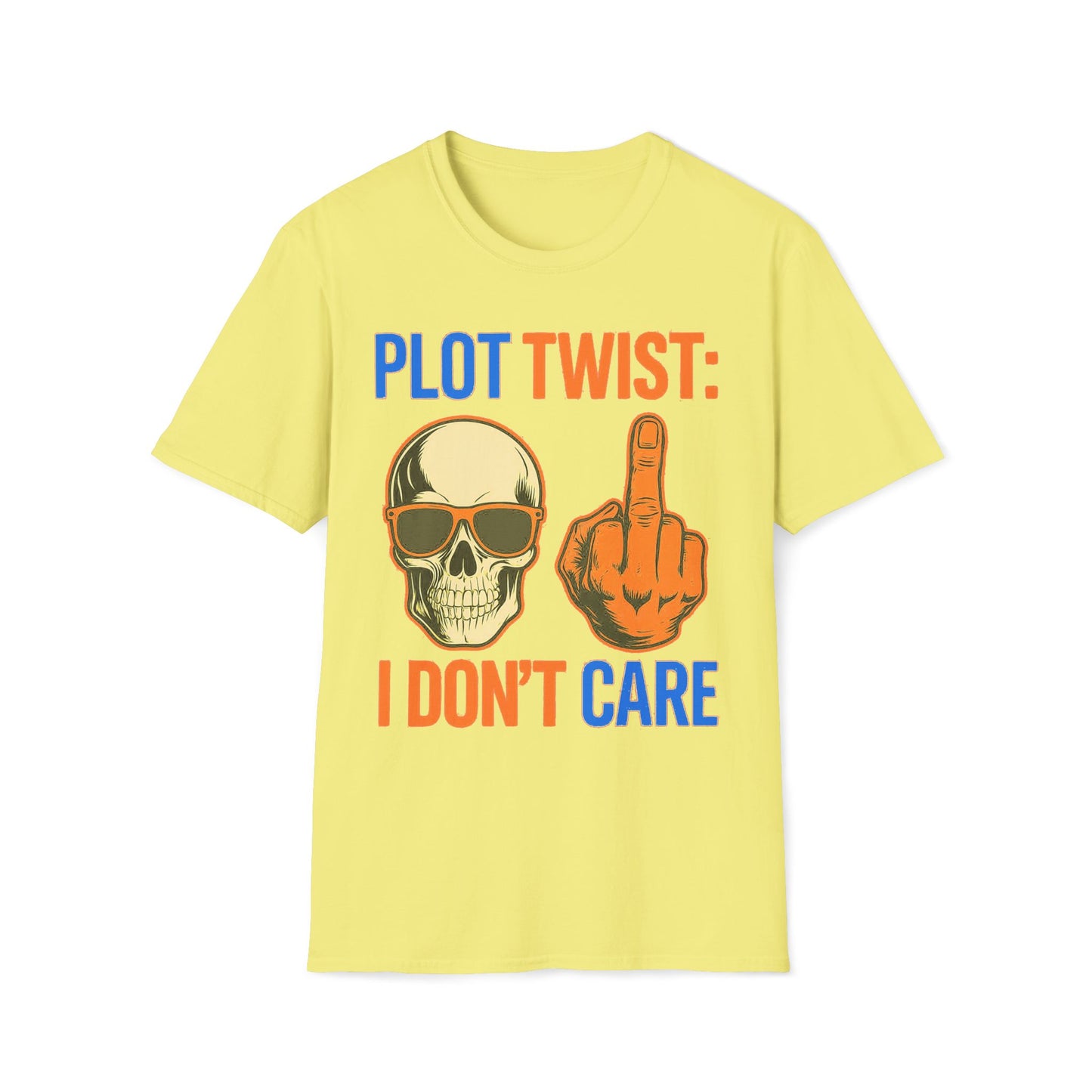 Apathetic Skeleton Doesn't Care T-Shirt
