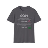 Mom Gives Wisdom for Life, Dad for Sativa and Indica T-Shirt