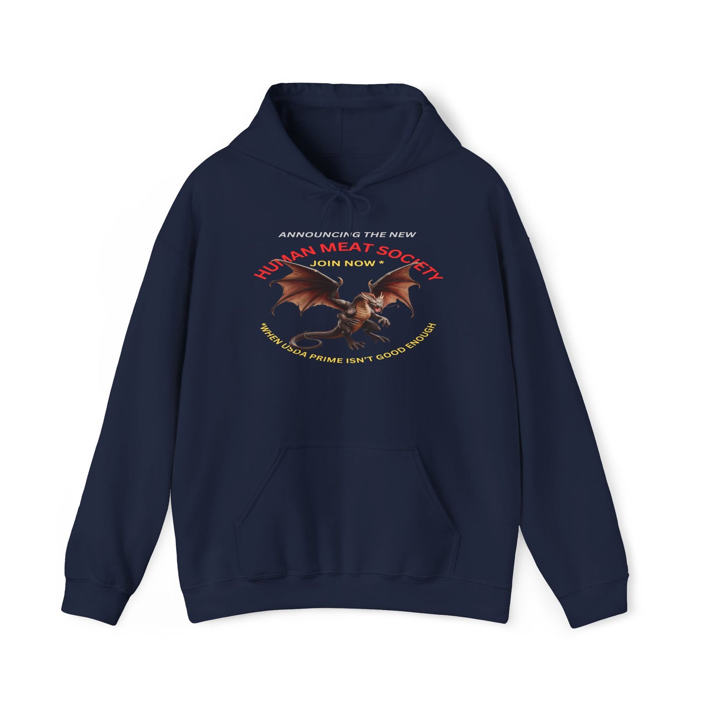Announcing Human Meat Society Join Now Hoodie