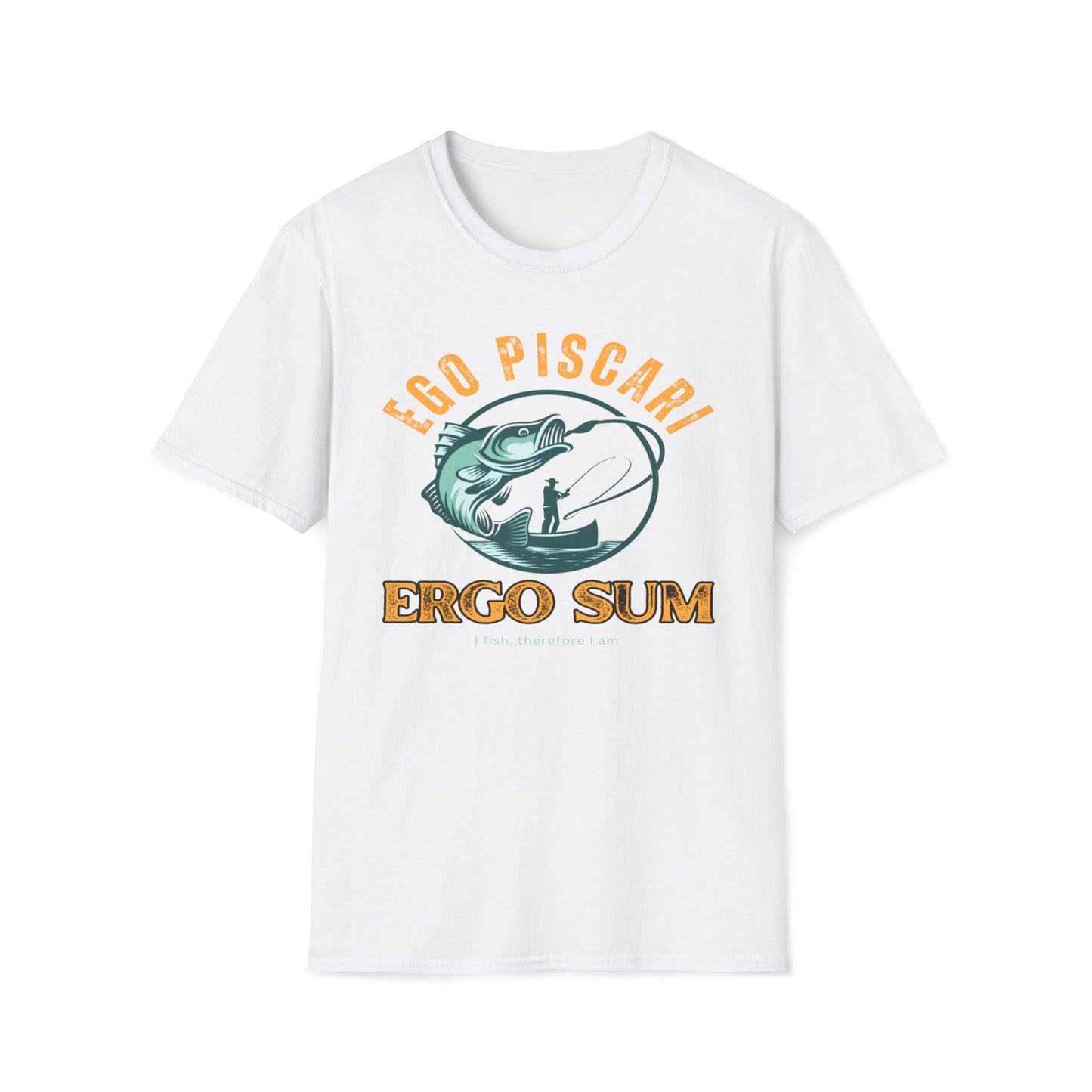 Ego Piscari Ergo Sum (I fish, therefore I am) T-Shirt