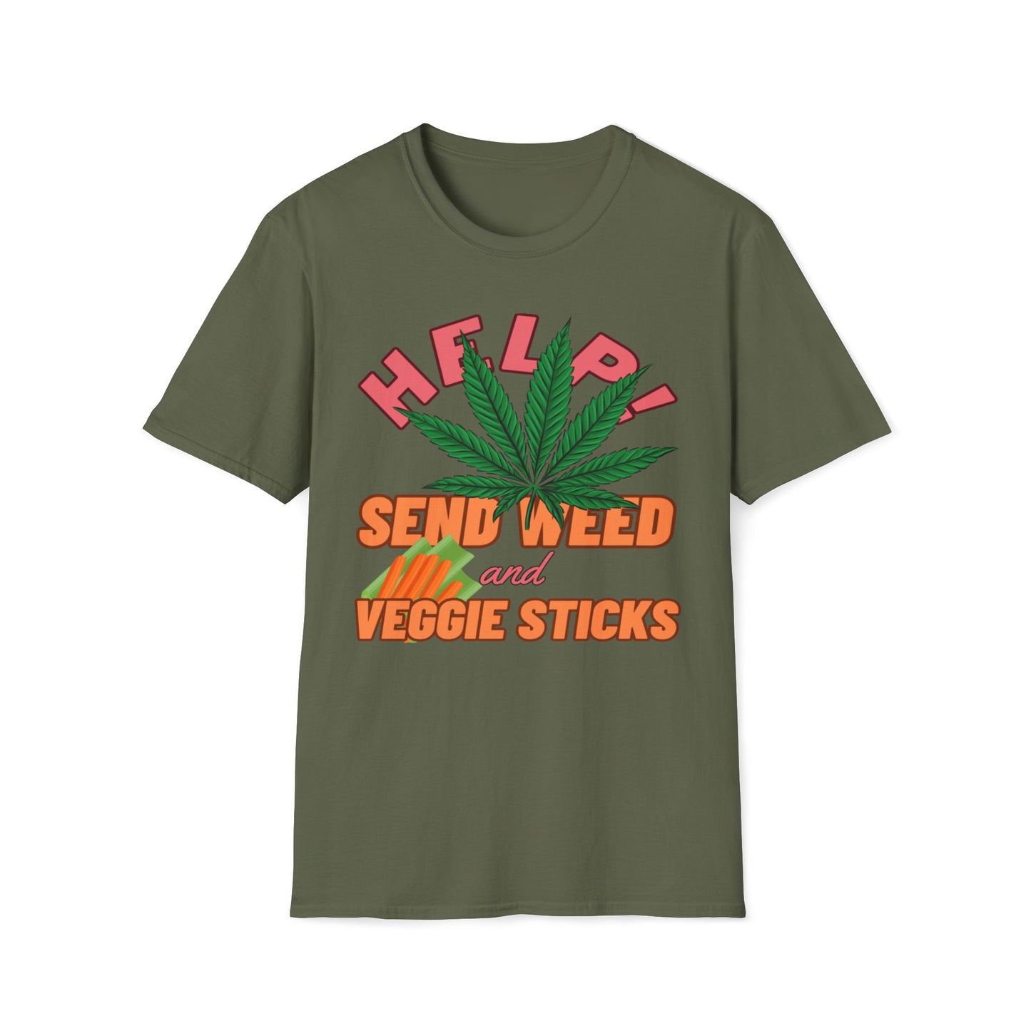 Help! Send Weed and Veggie Sticks T-Shirt