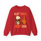 Apathetic Skeleton Doesn't Care Crewneck