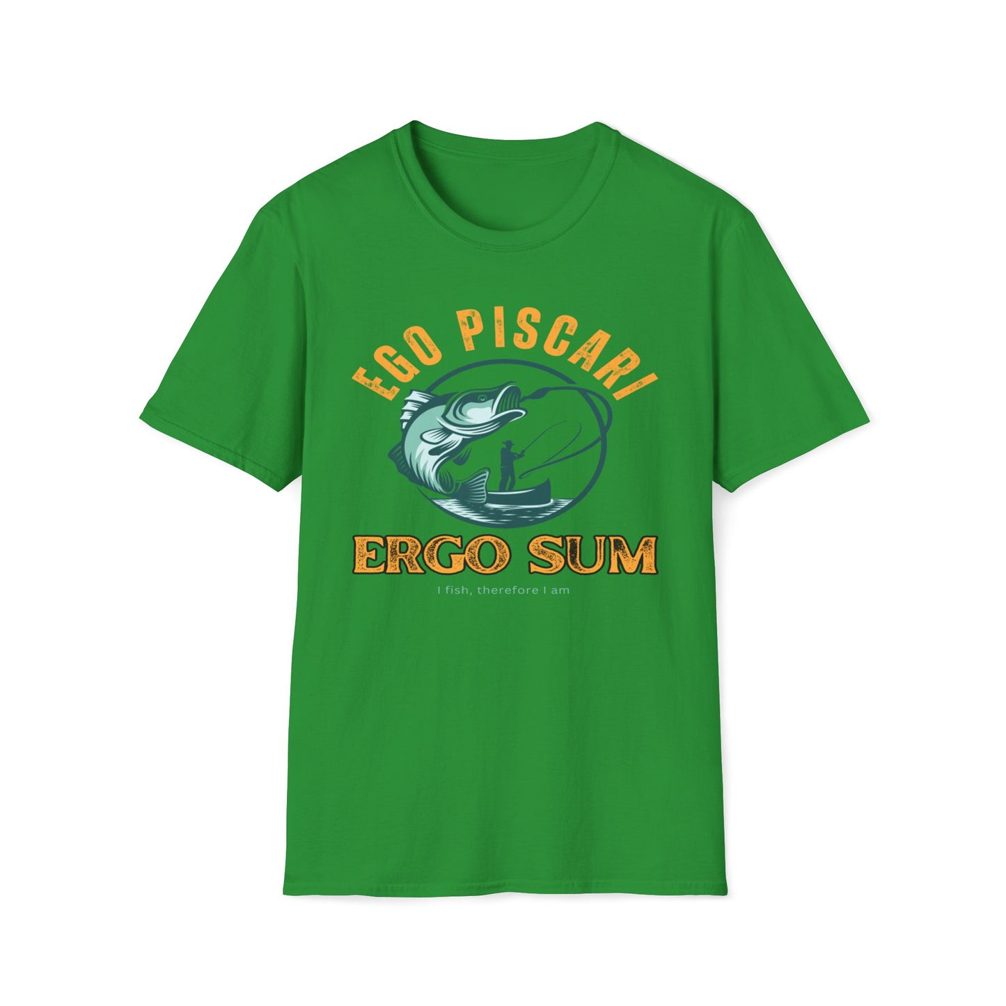 Ego Piscari Ergo Sum (I fish, therefore I am) T-Shirt