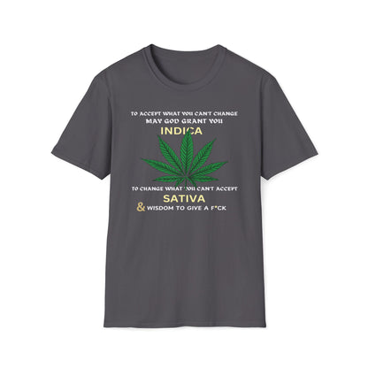 To Accept, Indica; To Change, Sativa T-Shirt
