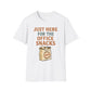 Just Here For The Office Snacks T-Shirt