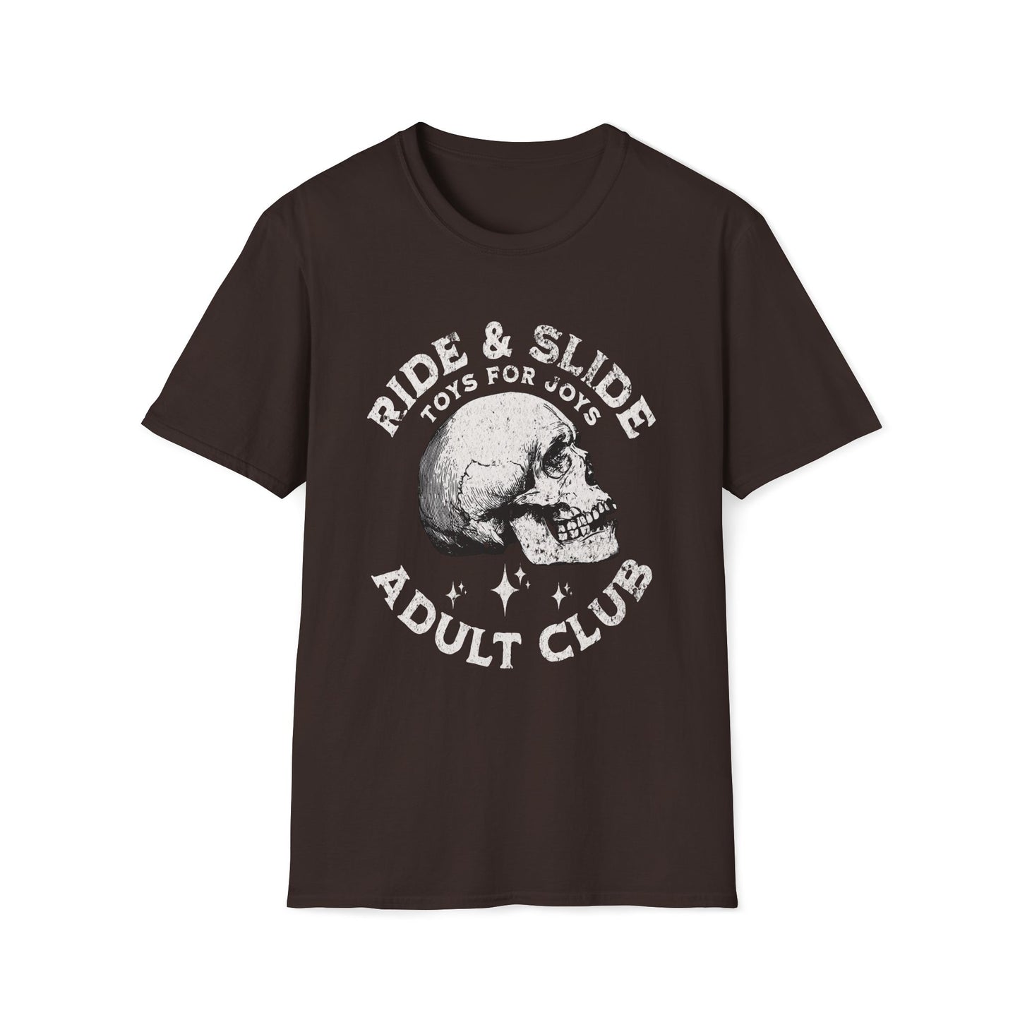 Ride & Slide Toys For Joys Adult Club T-Shirt