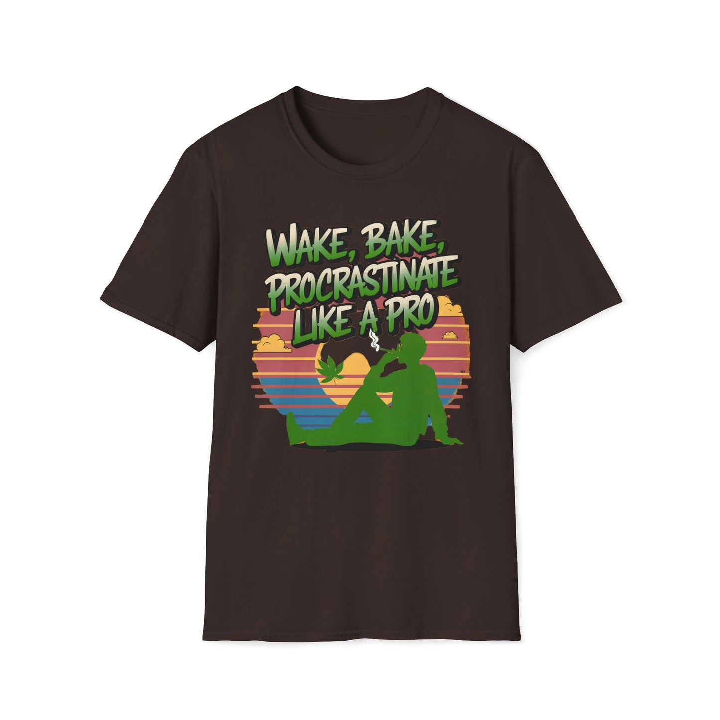 Wake Bake Procrastinate Like A Pro T-Shirt