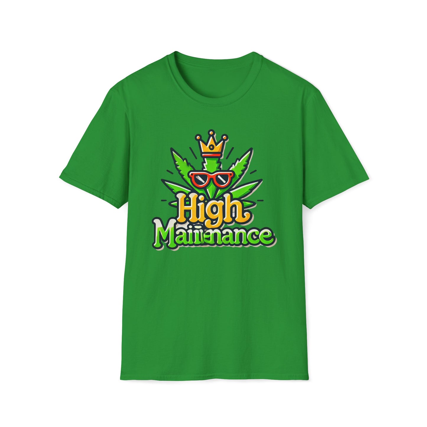 High Maintenance Green King Leaf T-Shirt