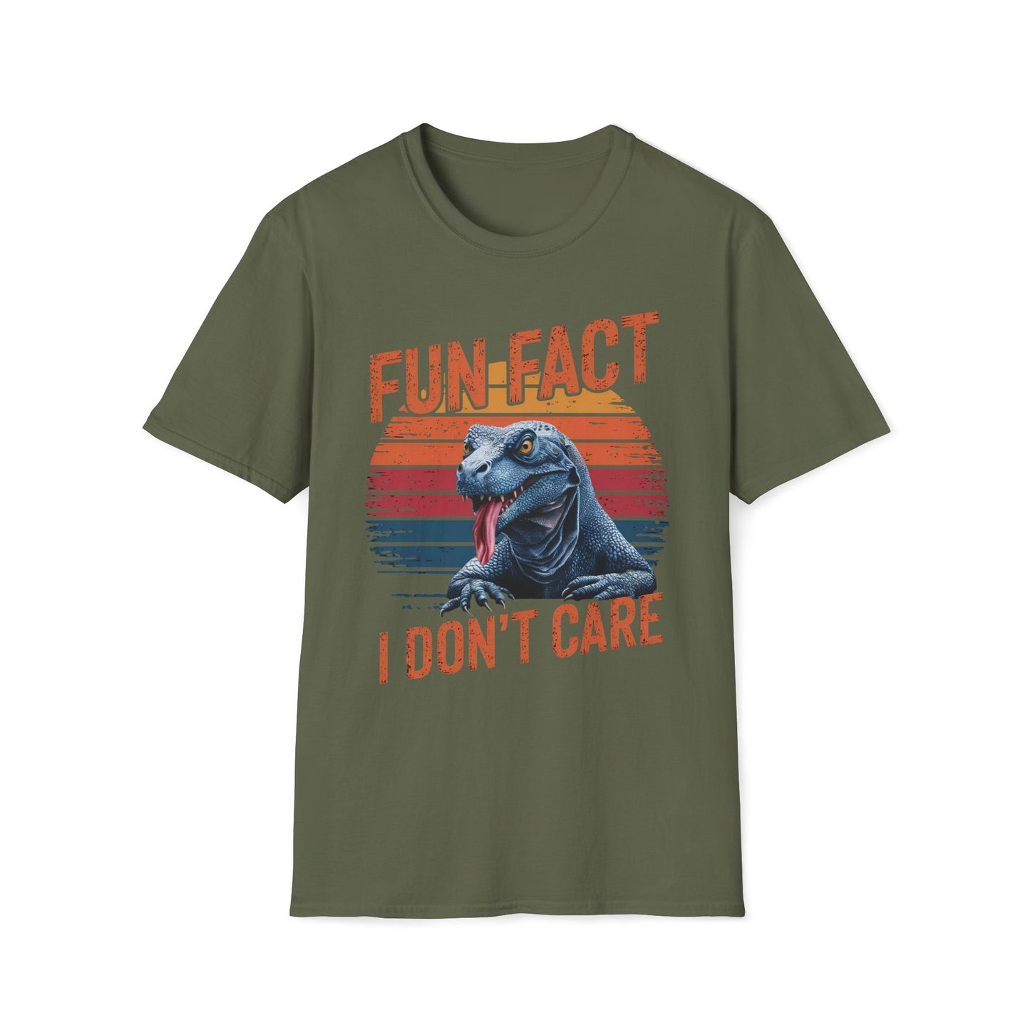Fun Fact I Don't Care Tyrannosaurus Rex T-Shirt