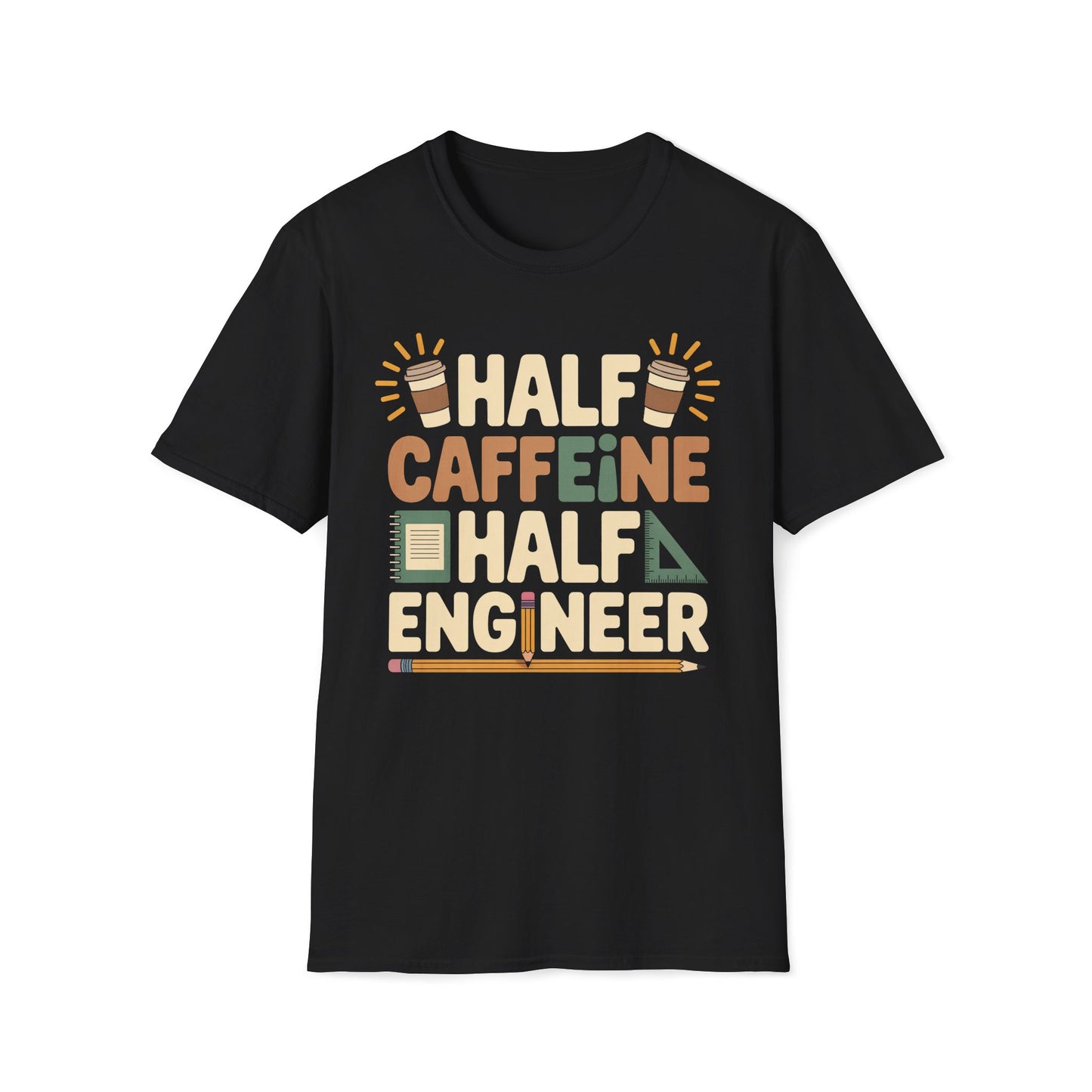 Half Coffee Half Engineer T-Shirt